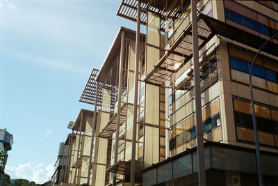 Low angle view of building against sky