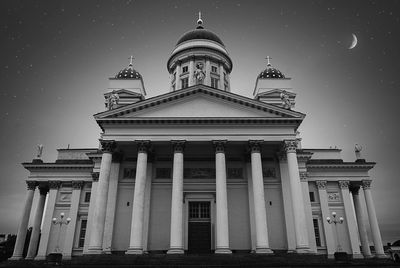 Low angle view of historical building against sky