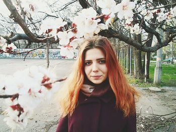 Portrait of young woman