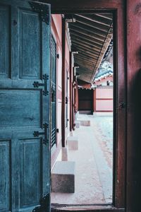 Corridor of building