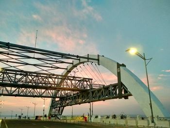 Low angle view of built structure against sky