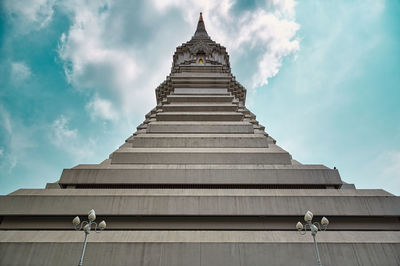 Wat paknam bhasicharoen stupa is a royal temple located in phasi charoen district in bangkok