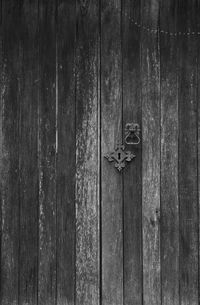 Close-up of old wooden door