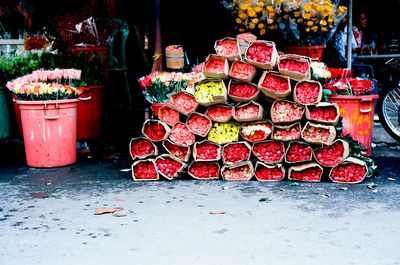 Various fruits for sale in market