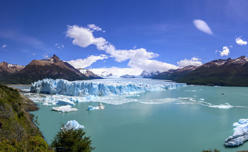 Perito moreno glacier panorama. argentinean patagonia
