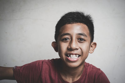 Portrait of smiling boy