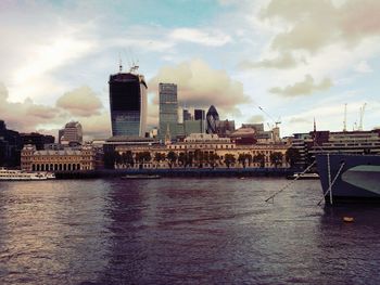 River with buildings in background