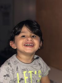 Portrait of smiling boy