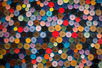 Full frame shot of colorful lanterns