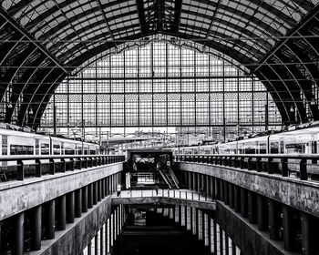 Interior of railroad station