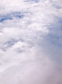 Low angle view of cloudy sky