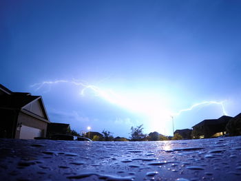 View of calm sea against cloudy sky