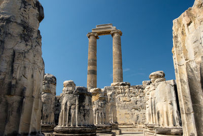 Spectacular didim - ancient greek ruins of temple of oracle of didyma in turkey