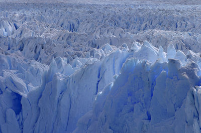 Scenic view of glaciers perito moreno against cloudy sky, patagonia argentina