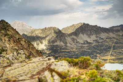 Landscape of french atlantic-pyrenean near the madaméte peak