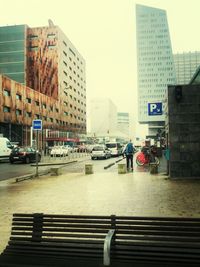 View of buildings in city