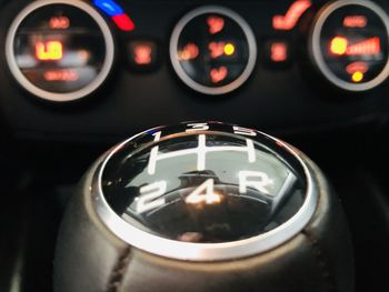 Close-up of vintage car