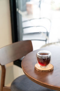 Close-up of drink on table