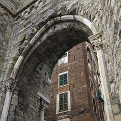 Low angle view of old building