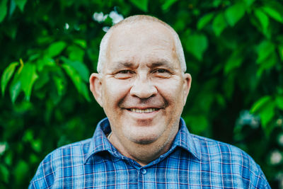 Portrait of smiling man