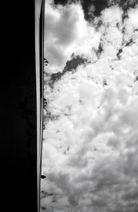 Low angle view of storm clouds in sky