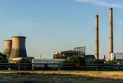 Factory against sky