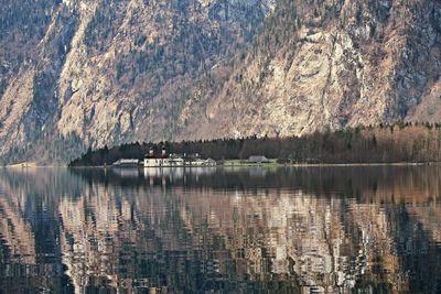 Mountain reflection in konigssee