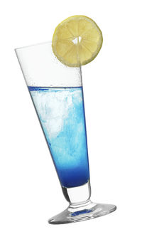 Close-up of drink against white background