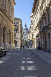 View of city street