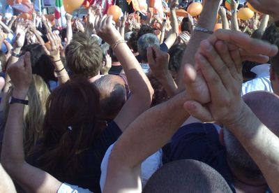 Group of people in party