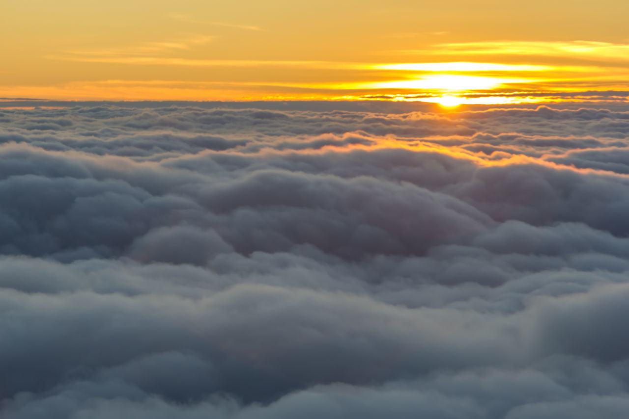 SCENIC VIEW OF CLOUDS DURING SUNSET