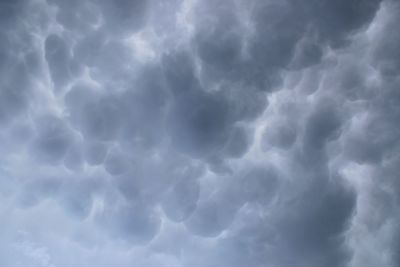 Low angle view of clouds in sky