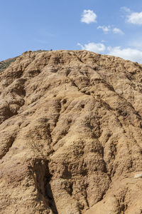 Scenic view of desert against sky