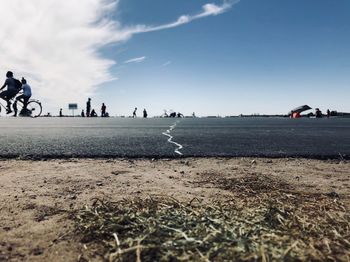 Group of people on beach