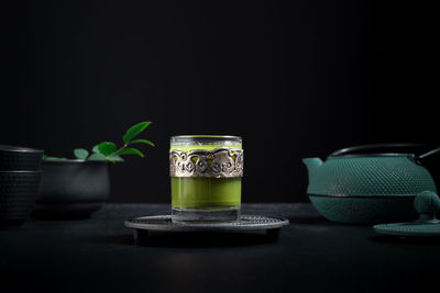 Close-up of potted plant on table