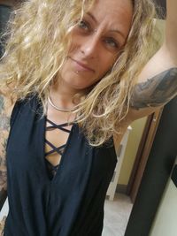 Portrait of beautiful young woman