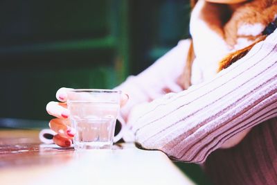 Close-up of drink on table