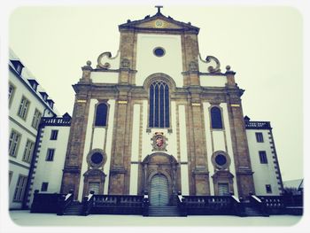 Low angle view of church