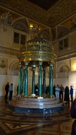 View of fountain in temple