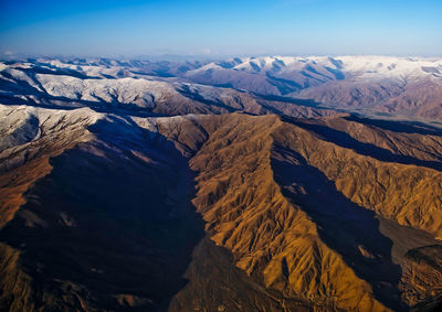 Scenic view of dramatic landscape