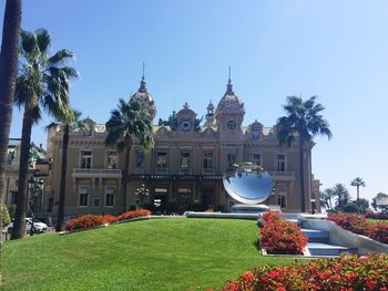 View of building against blue sky