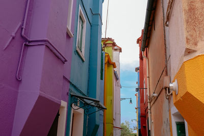 Low angle view of buildings against sky