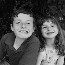 Portrait of siblings