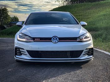 View of car on road