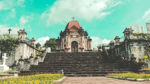 Old church against sky