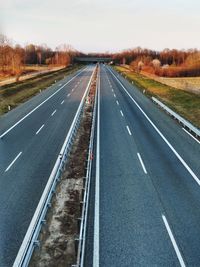 Road passing through landscape