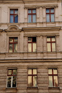 Windows of building