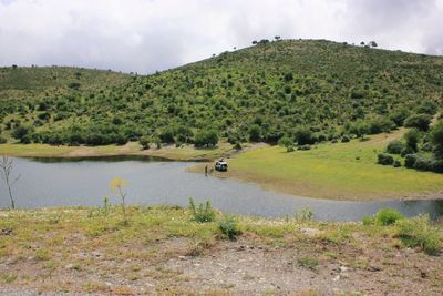 Scenic view of landscape against sky