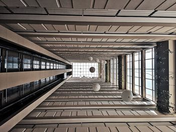 Empty corridor of building