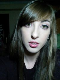 Portrait of young woman